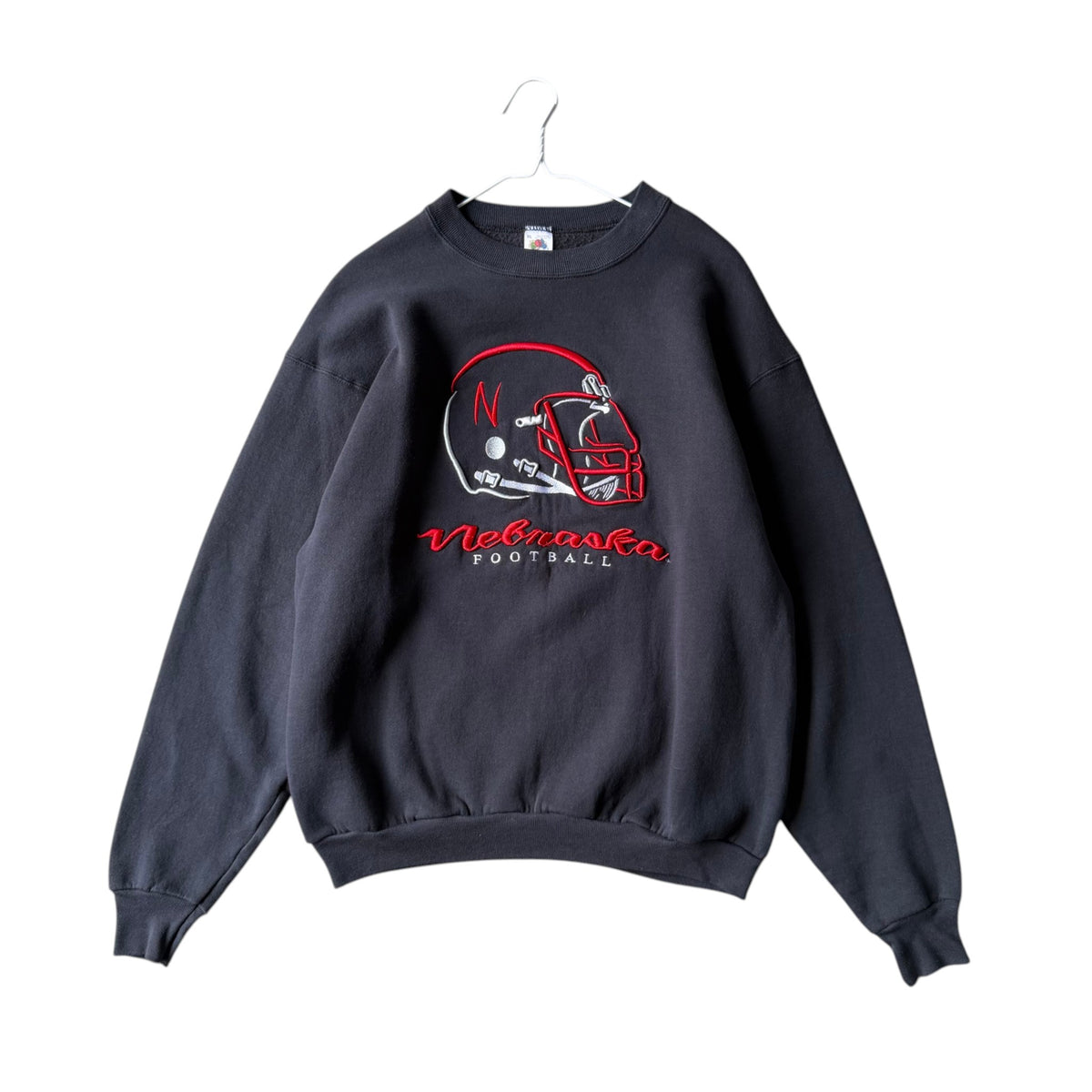 Vintage Nebraska Huskers Helmet Crewneck - XL