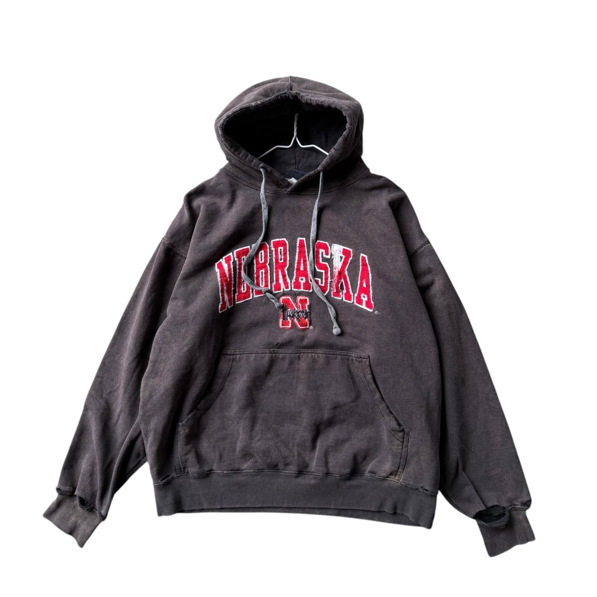 Vintage Nebraska Huskers Hoodie - L