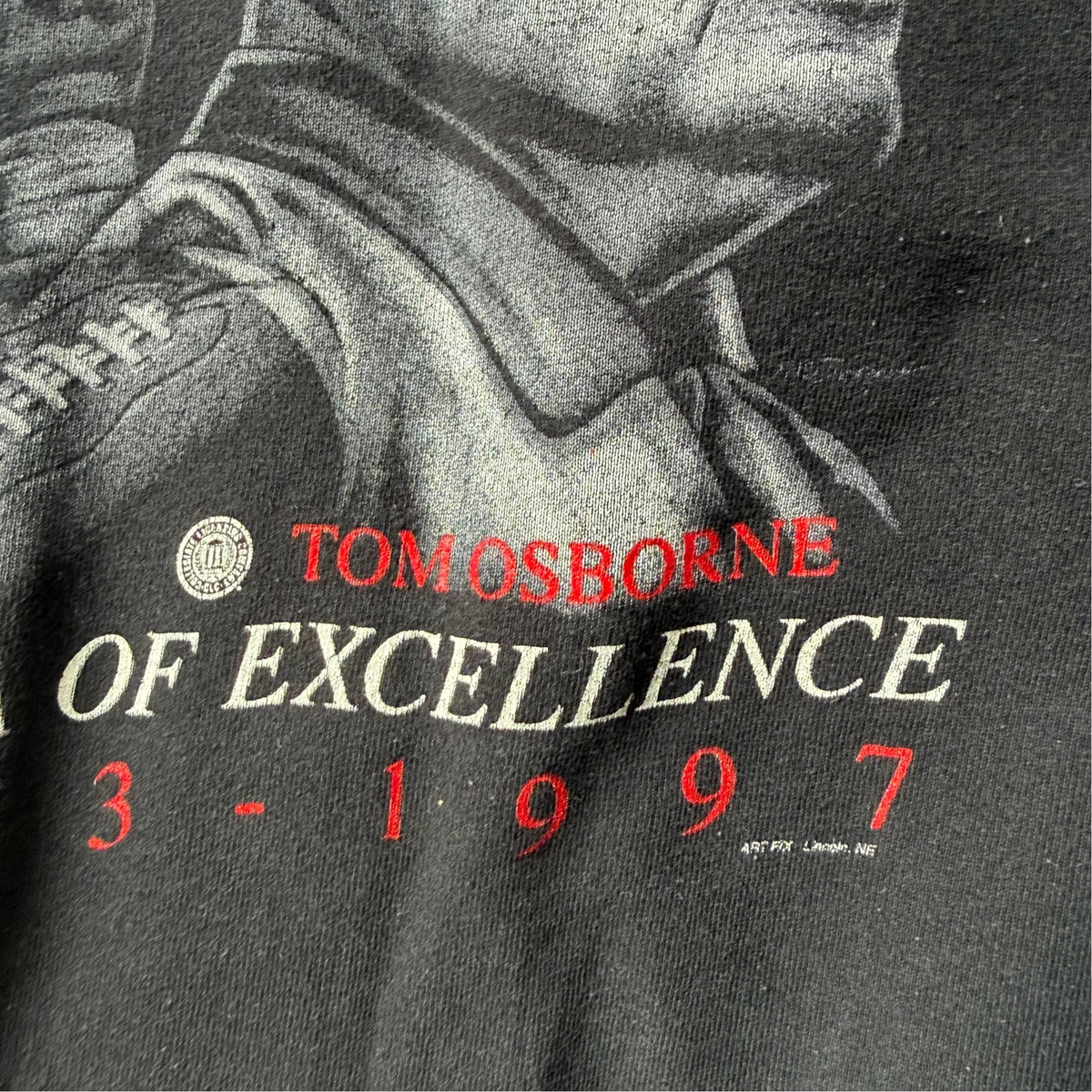 Vintage Nebraska Huskers Tom Osborne Crewneck - L