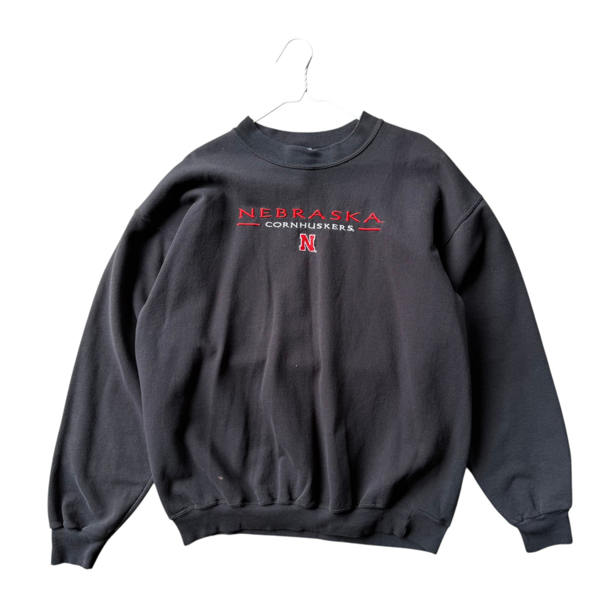 Vintage Nebraska Huskers Crewneck - L