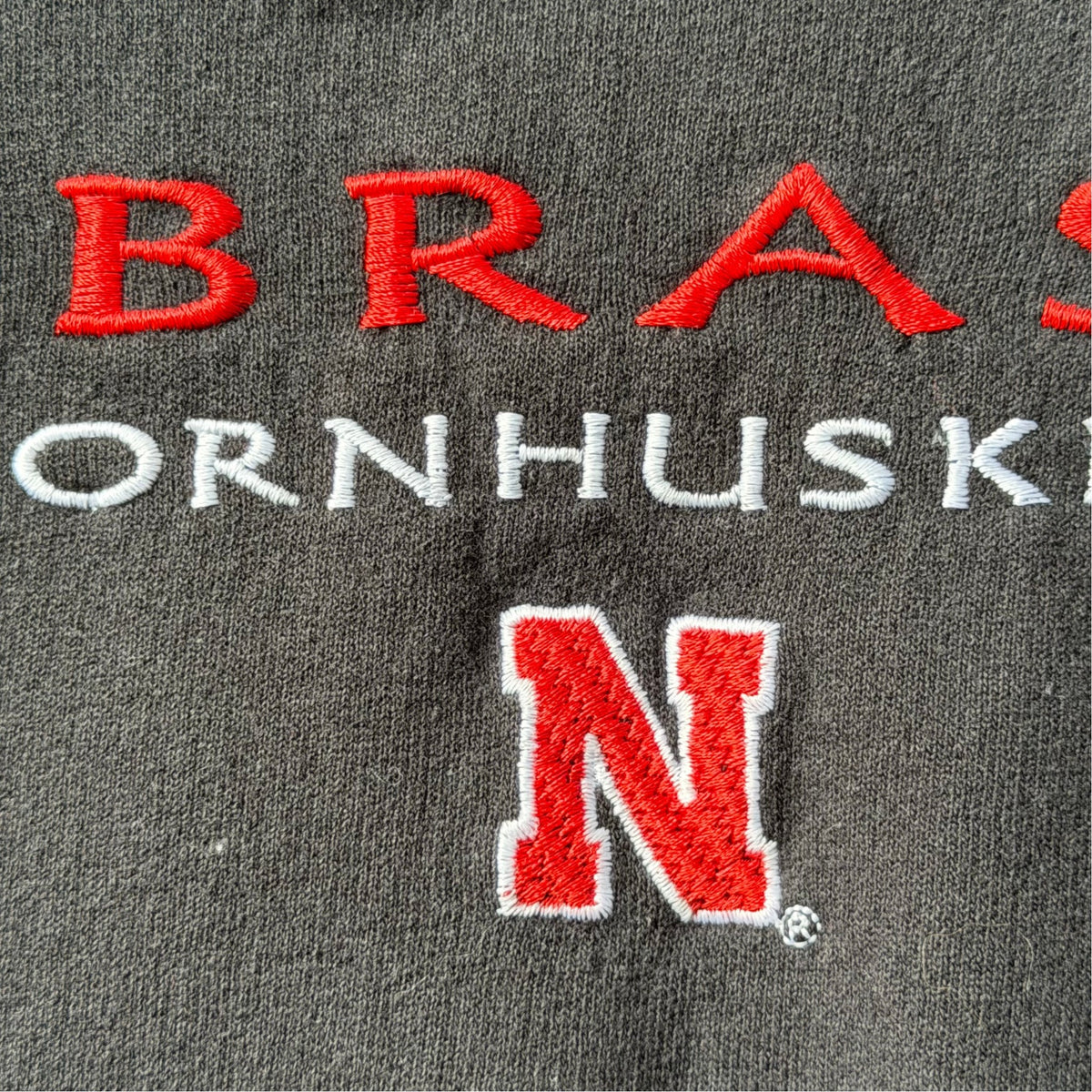 Vintage Nebraska Huskers Crewneck - L