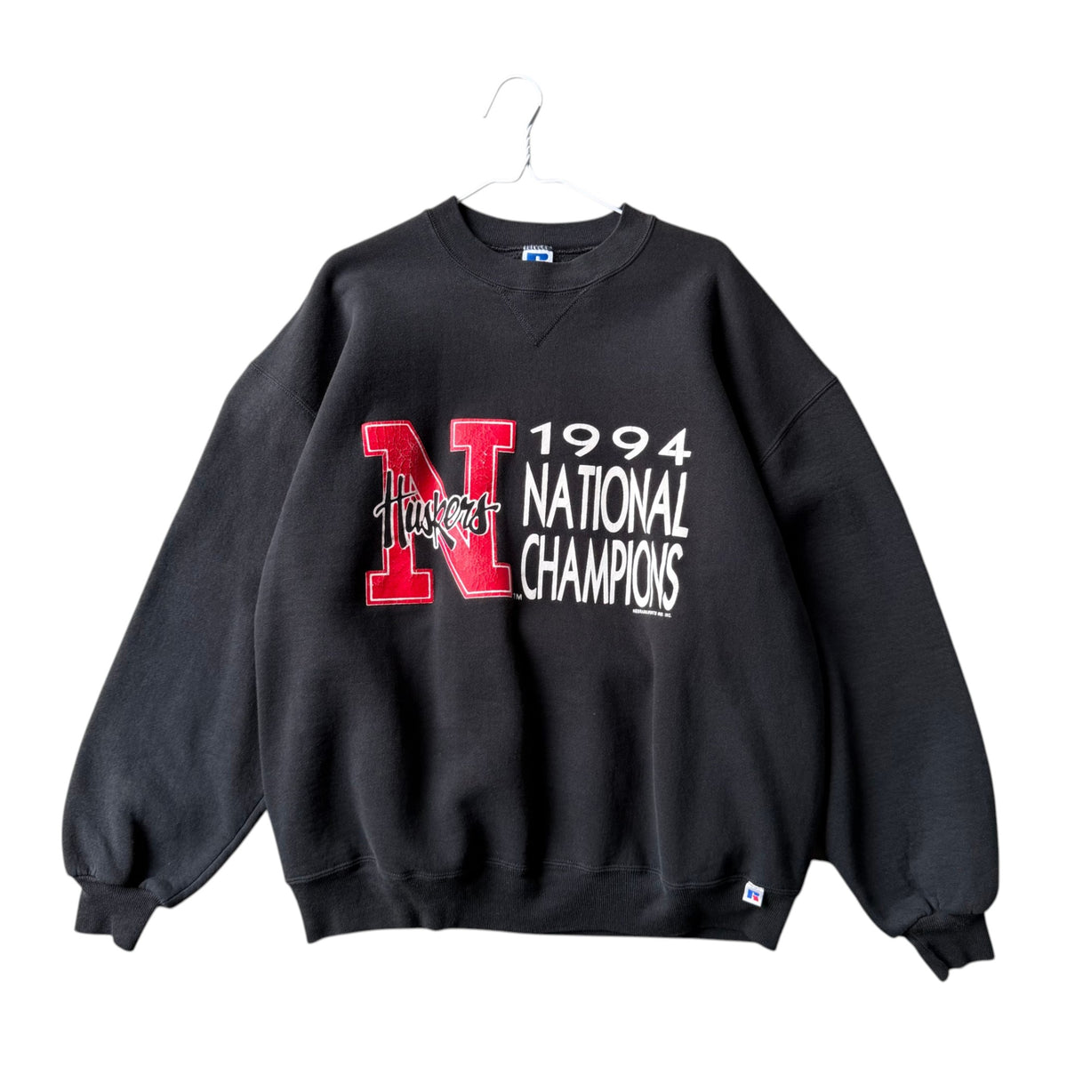 Vintage Nebraska Huskers 1994 National Champions Russell Athletic Crewneck - XL