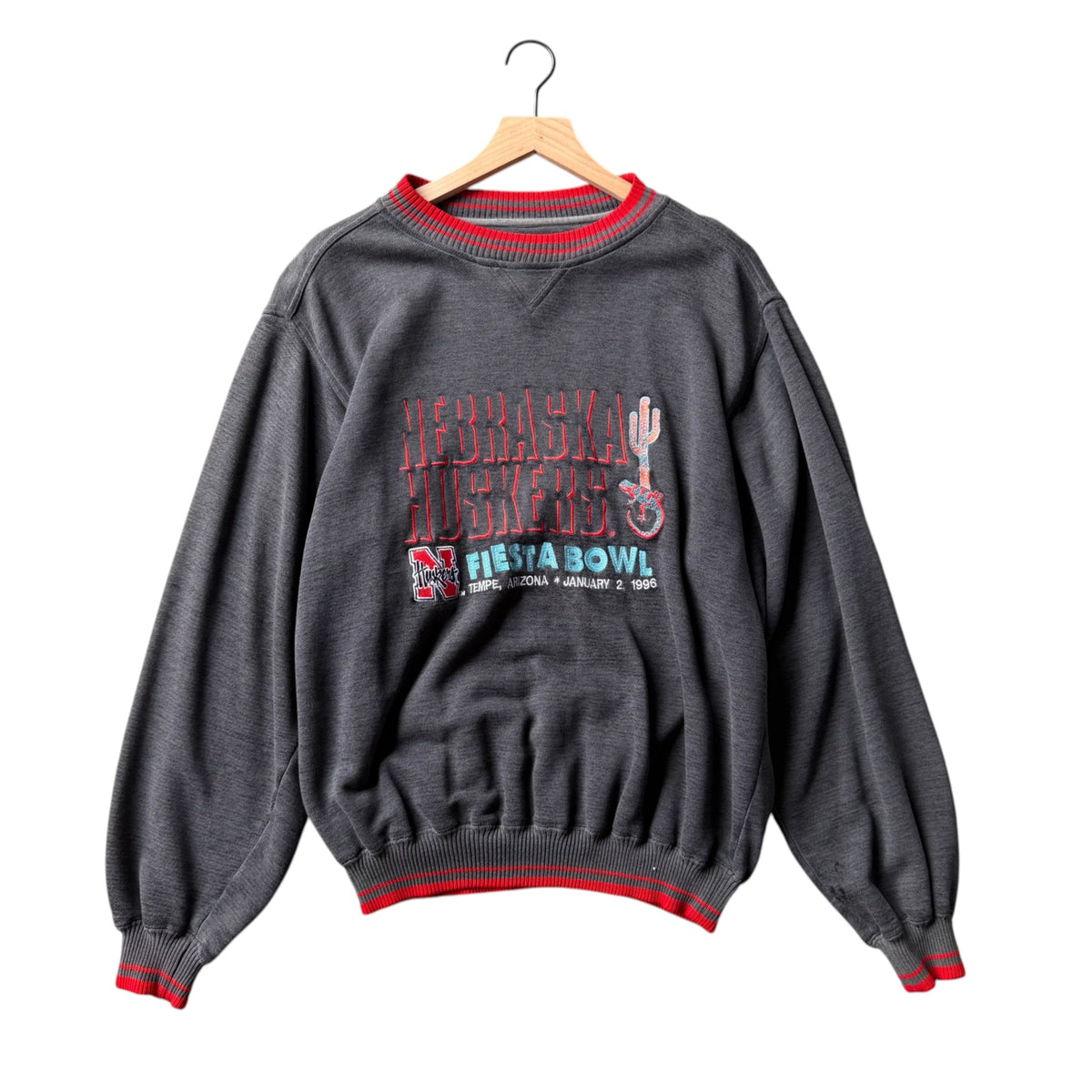 Vintage Nebraska Huskers 1996 Fiesta Bowl Crewneck - L