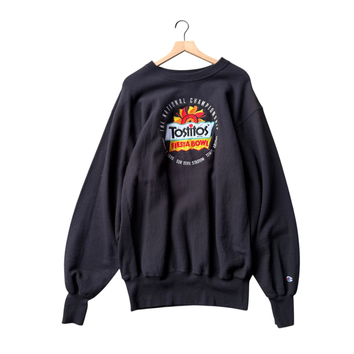 Vintage Nebraska Huskers 1996 Tostitos Bowl Champion Reverse Weave Crewneck - XXXL
