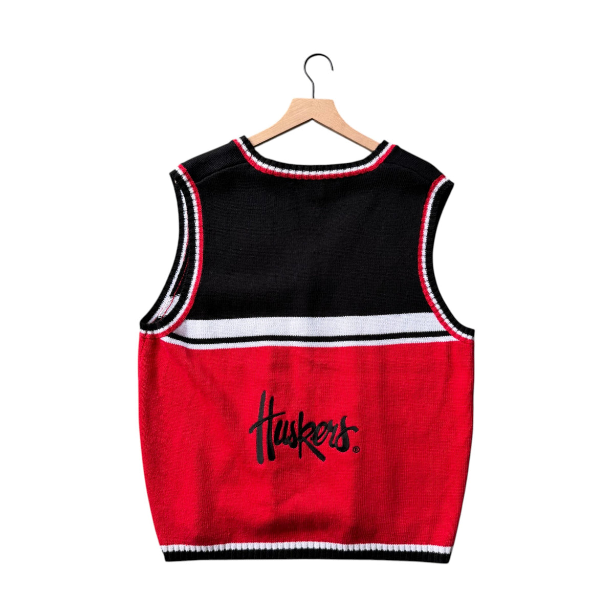 Vintage Nebraska Huskers Sweater Vest - XL