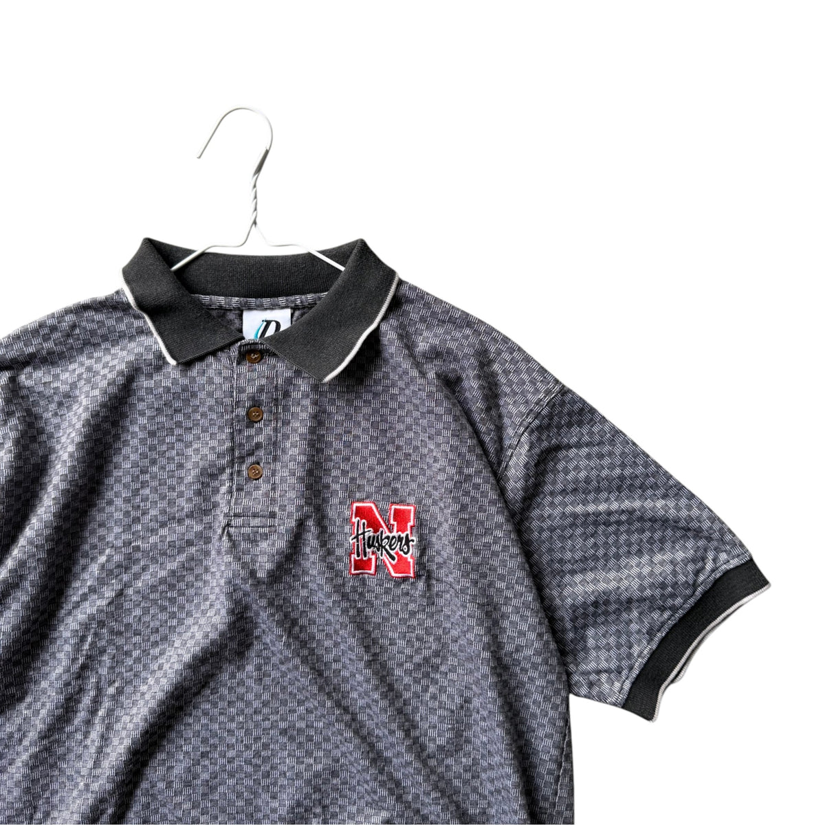 Vintage Nebraska Huskers Polo - L