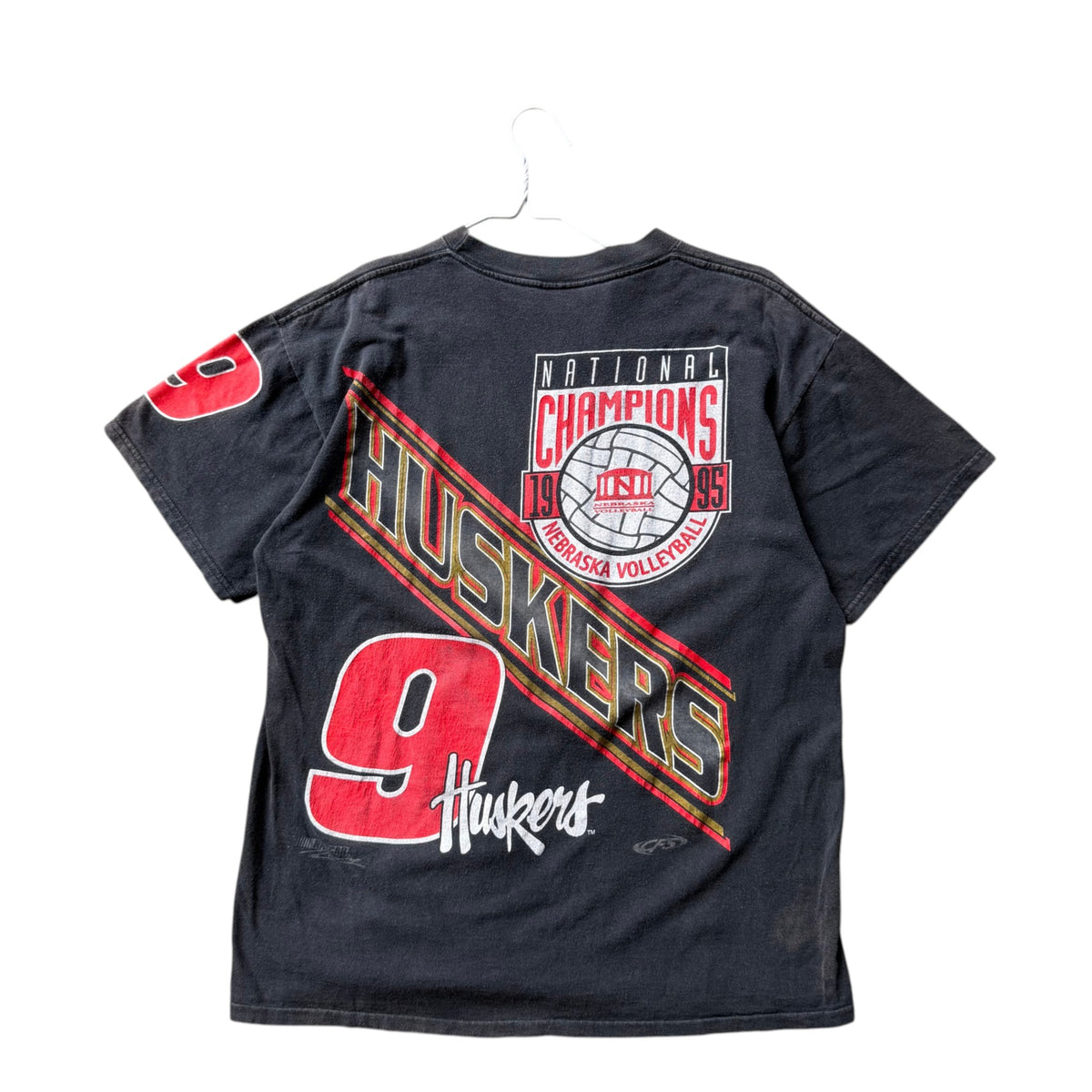 Vintage Nebraska Huskers NASCAR x NATIONAL CHAMPS - L