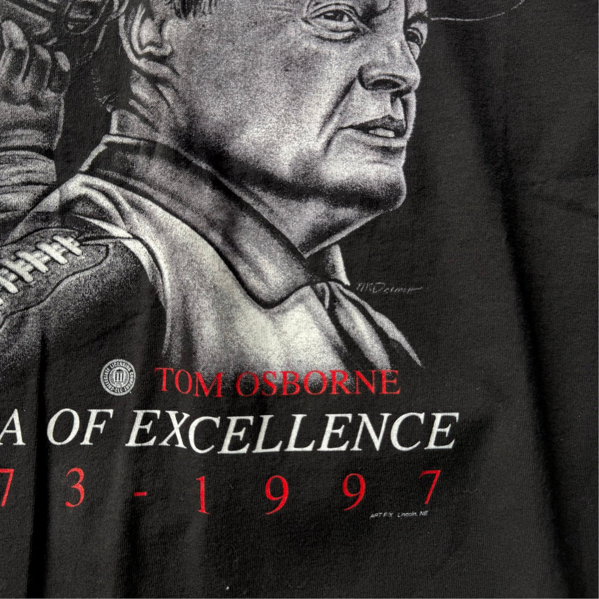 Vintage Nebraska Huskers Tom Osborne Shirt - M