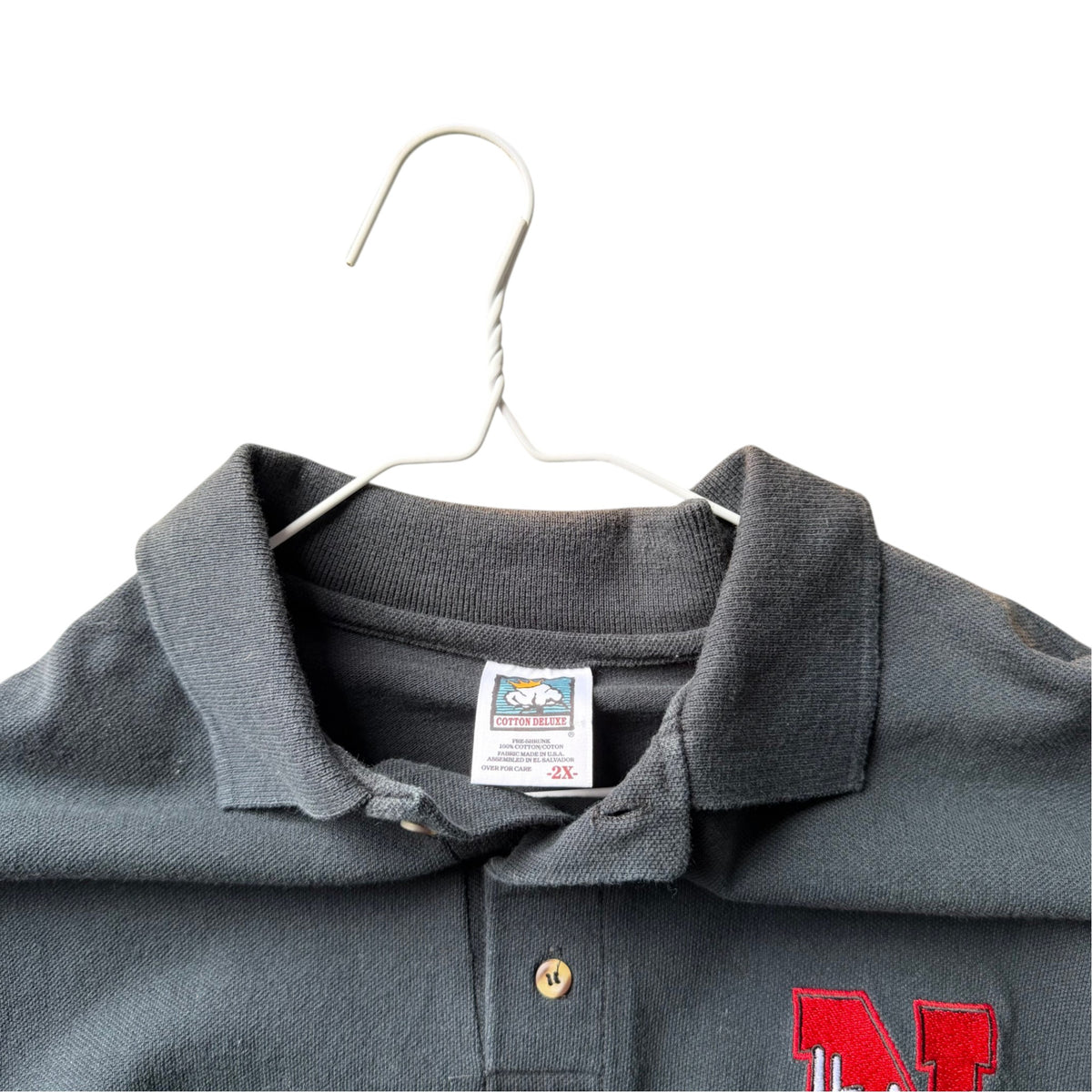 Vintage Nebraska Huskers Polo Shirt - XXL