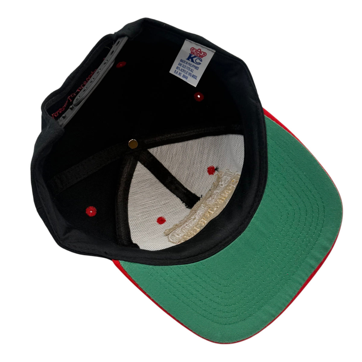 Vintage Nebraska Huskers BIG RED TERMINATOR TEAM 1995 National Champions Snapback Hat