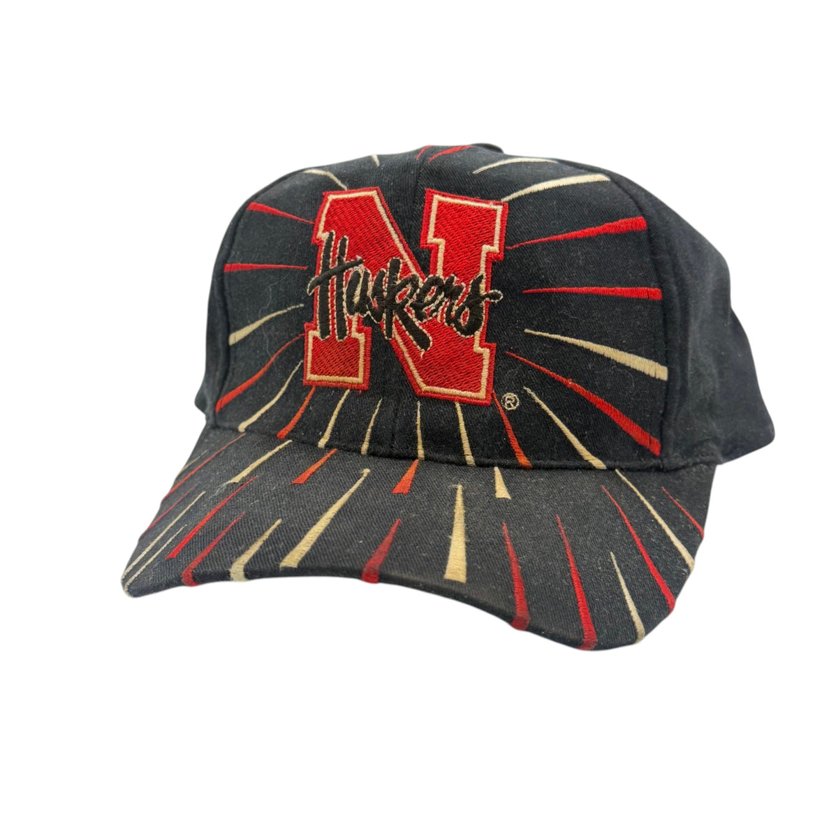 Vintage Nebraska Huskers Shatter Snapback Hat
