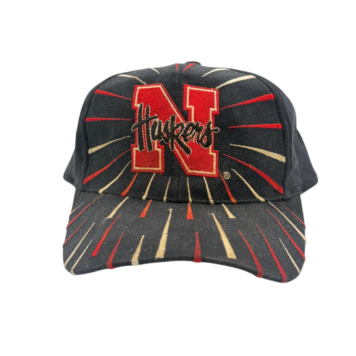 Vintage Nebraska Huskers Shatter Snapback Hat