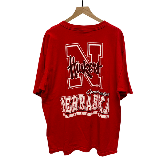 Vintage Nebraska Huskers Graphic Shirt XXL