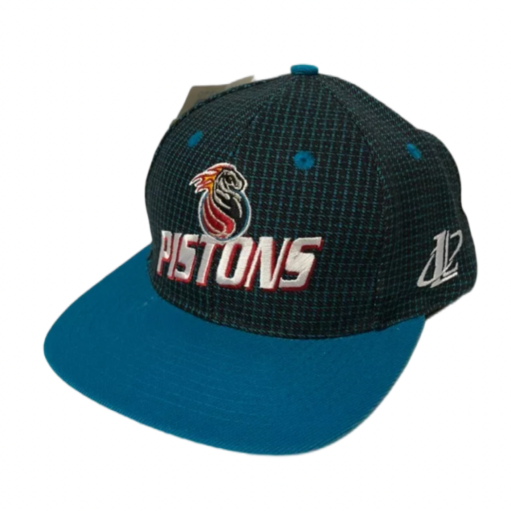 Vintage Detroit Pistons NBA Logo Athletic Snapback
